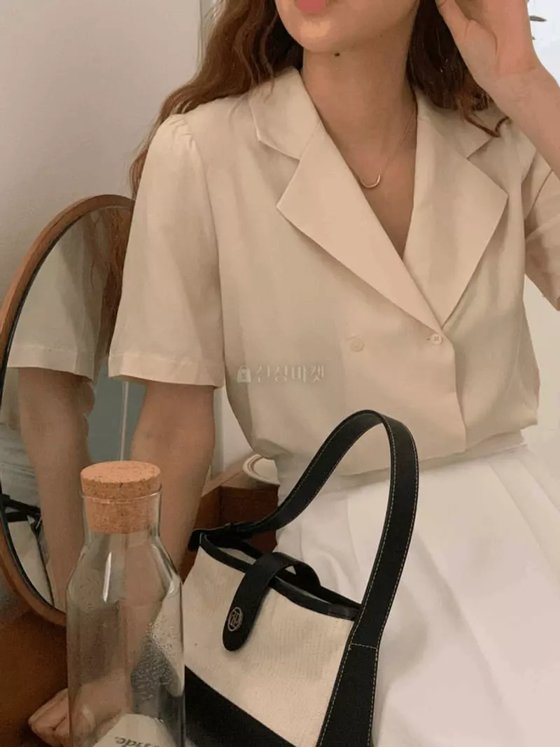 A-Me - Korean Women Fashion - #thelittlethings - Double Blouse - 8