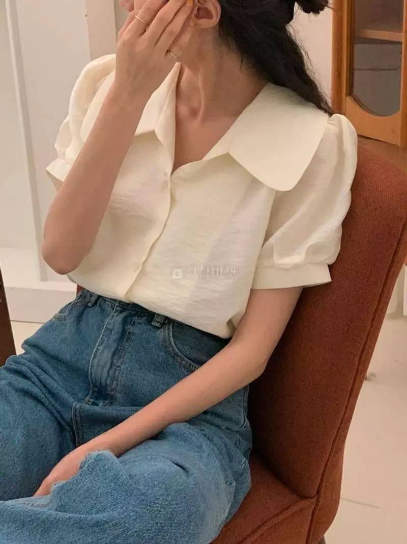 A-Me - Korean Women Fashion - #vintageinspired - Jully Blouse