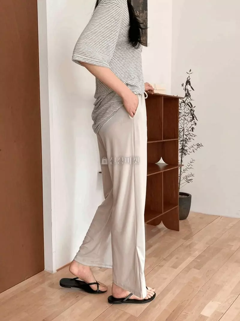A-Me - Korean Women Fashion - #vintagekidsstyle - Cool Pants - 7
