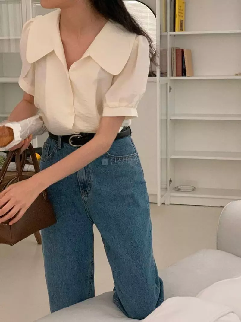 A-Me - Korean Women Fashion - #vintagekidsstyle - Jully Blouse - 2