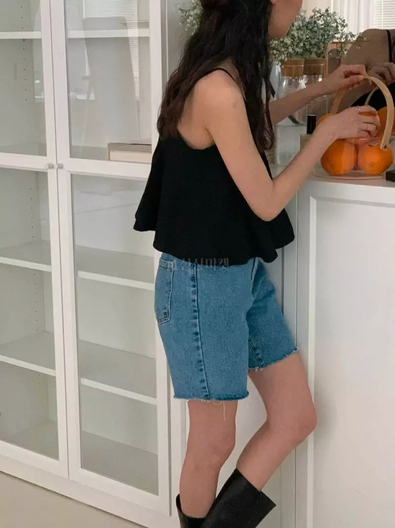 A-Me - Korean Women Fashion - #womensfashion - Pleats Sleeveless - 6