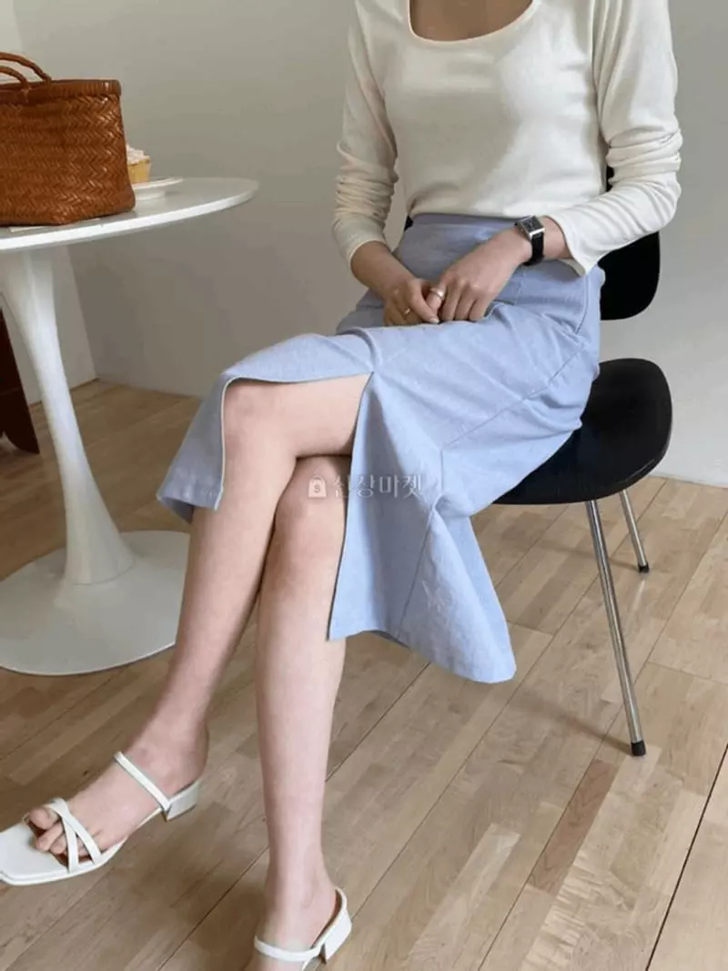 A-Me - Korean Women Fashion - #womensfashion - Pastel Skirt - 5