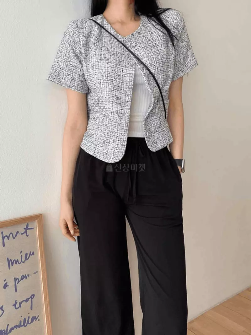 A-Me - Korean Women Fashion - #womensfashion - Twid Jacket - 7
