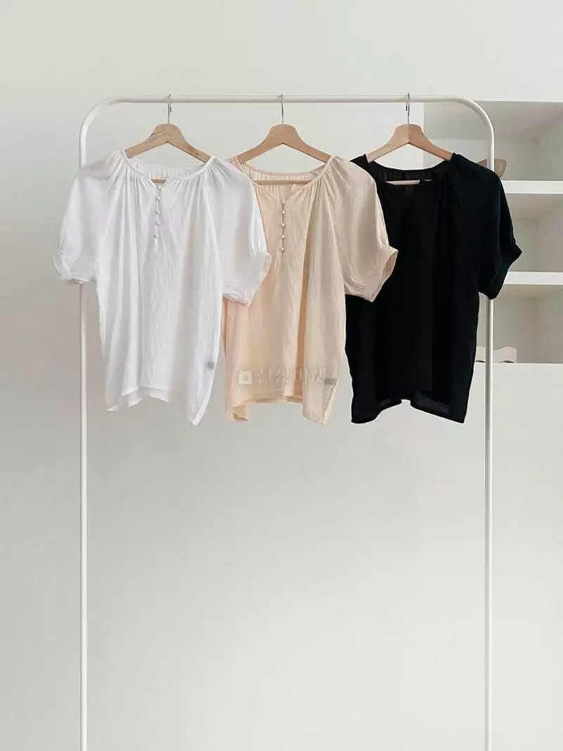 A-Me - Korean Women Fashion - #momslook - Concon Blouse - 4