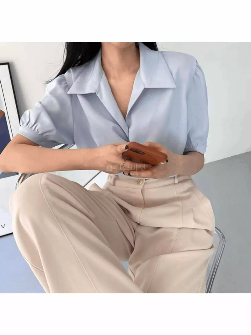 A-Me - Korean Women Fashion - #womensfashion - Coco Blouse - 12