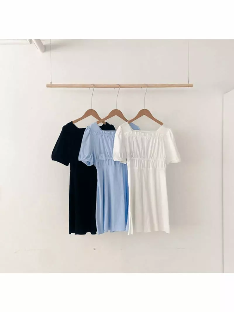 A-Me - Korean Women Fashion - #womensfashion - Yogurt One-piece - 9