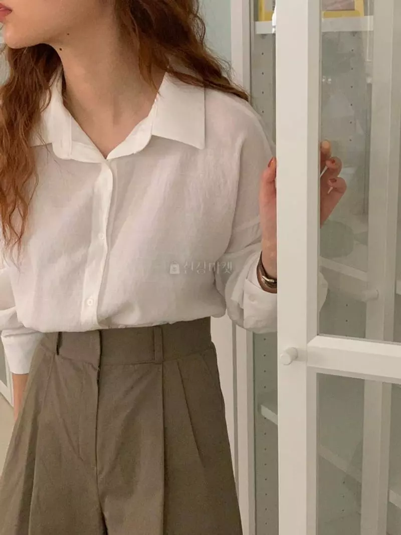 A-Me - Korean Women Fashion - #womensfashion - Butter Shirt