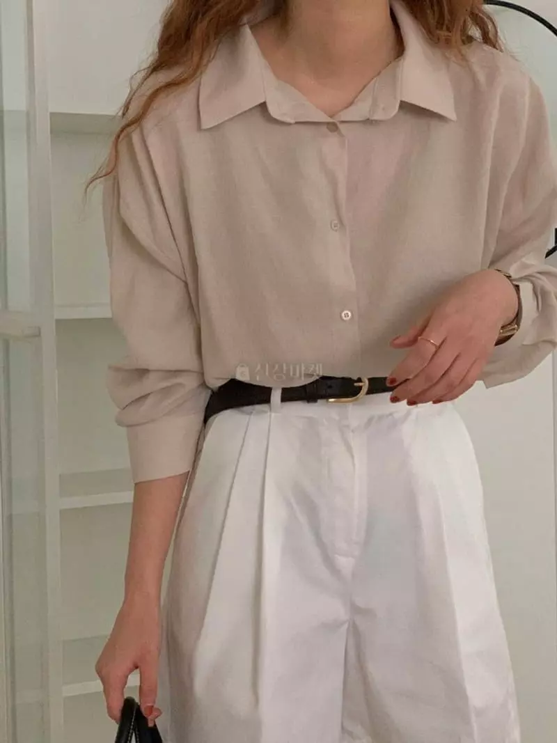 A-Me - Korean Women Fashion - #womensfashion - Butter Shirt - 3