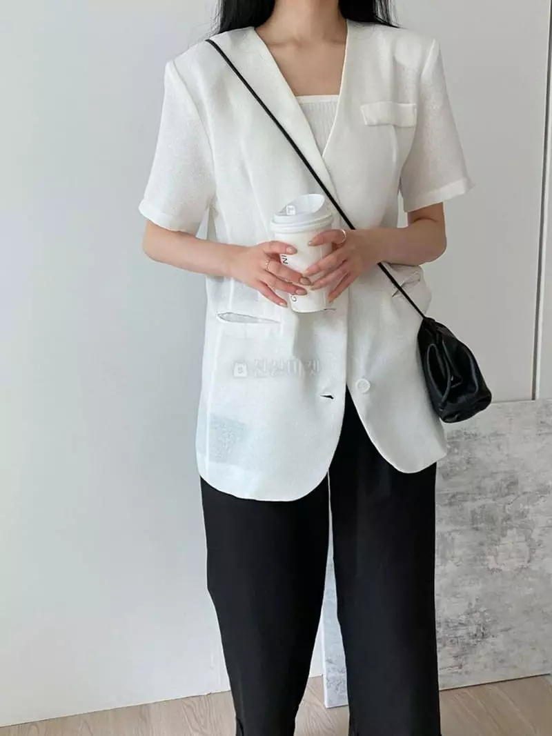 A-Me - Korean Women Fashion - #womensfashion - Bani Jacket - 3