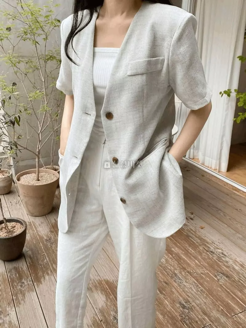 A-Me - Korean Women Fashion - #womensfashion - Bani Jacket - 5