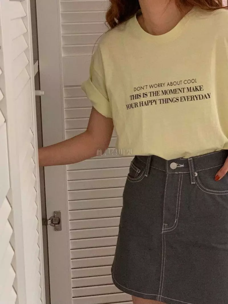 A-Me - Korean Women Fashion - #womensfashion - Moment Tee - 2