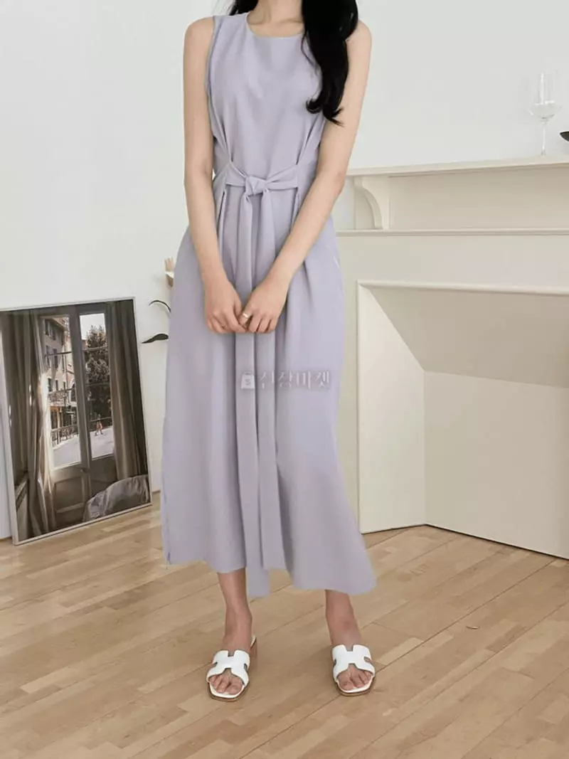 A-Me - Korean Women Fashion - #womensfashion - Ribbon One-piece - 2