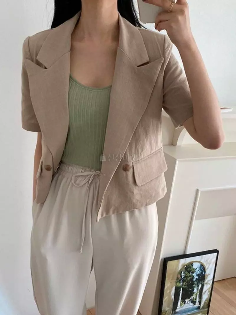 A-Me - Korean Women Fashion - #womensfashion - Day Jacket - 2