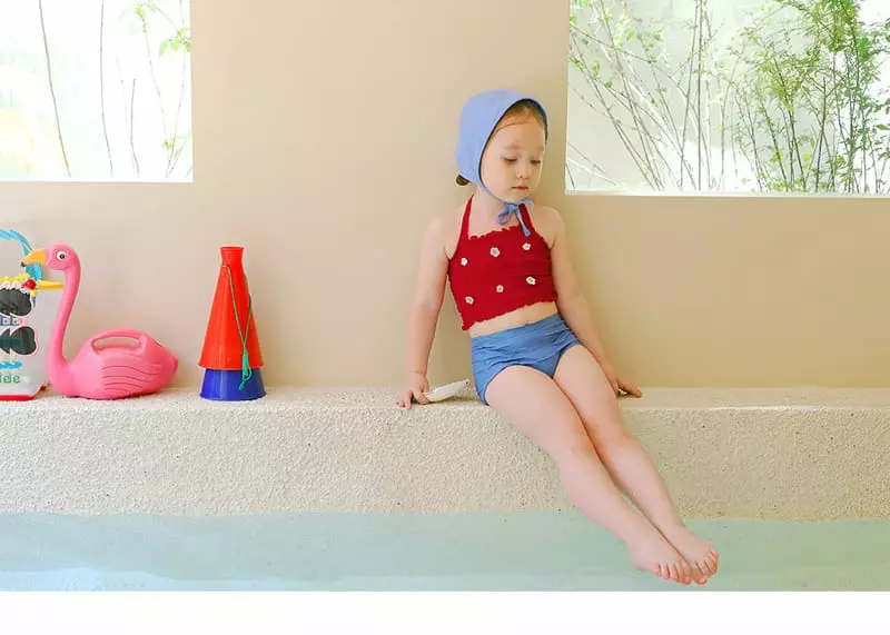 AMBER - Korean Children Fashion Brand - #childofig - Elle Two-piece Swimwear