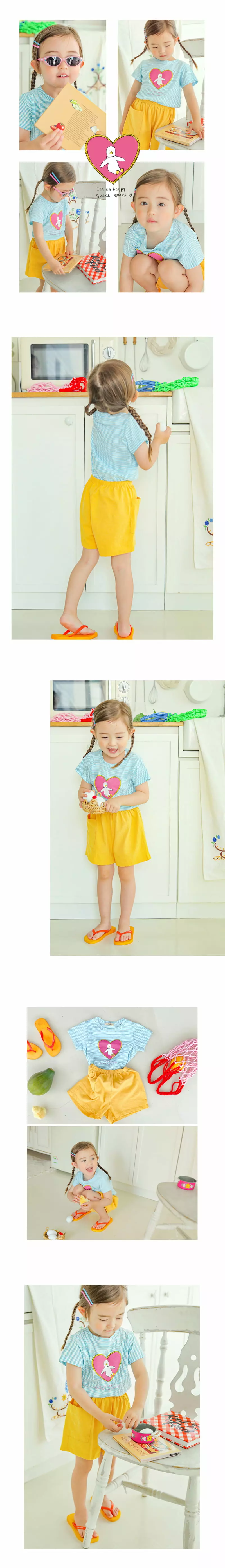 AMBER - Korean Children Fashion Brand - #fashionkids - Duckling Top Bottom Set - 3