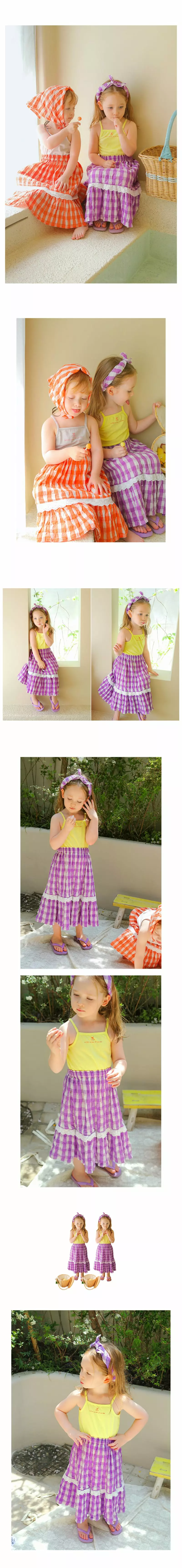 AMBER - Korean Children Fashion Brand - #kidsstore - Pepe Long Skirt - 3