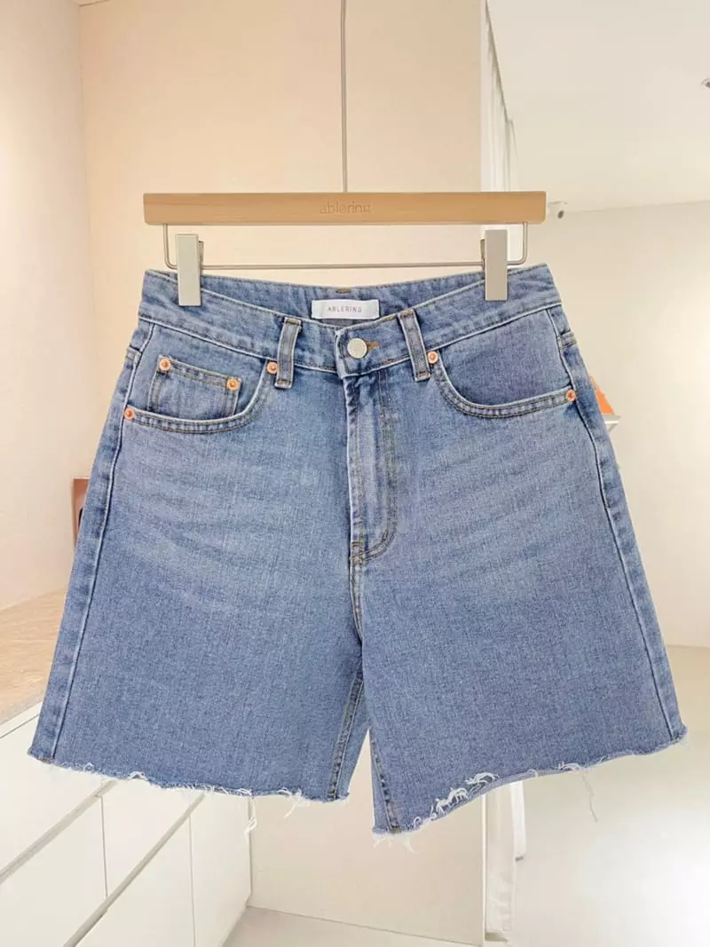 Ablering - Korean Women Fashion - #momslook - Indigo Shorts - 3