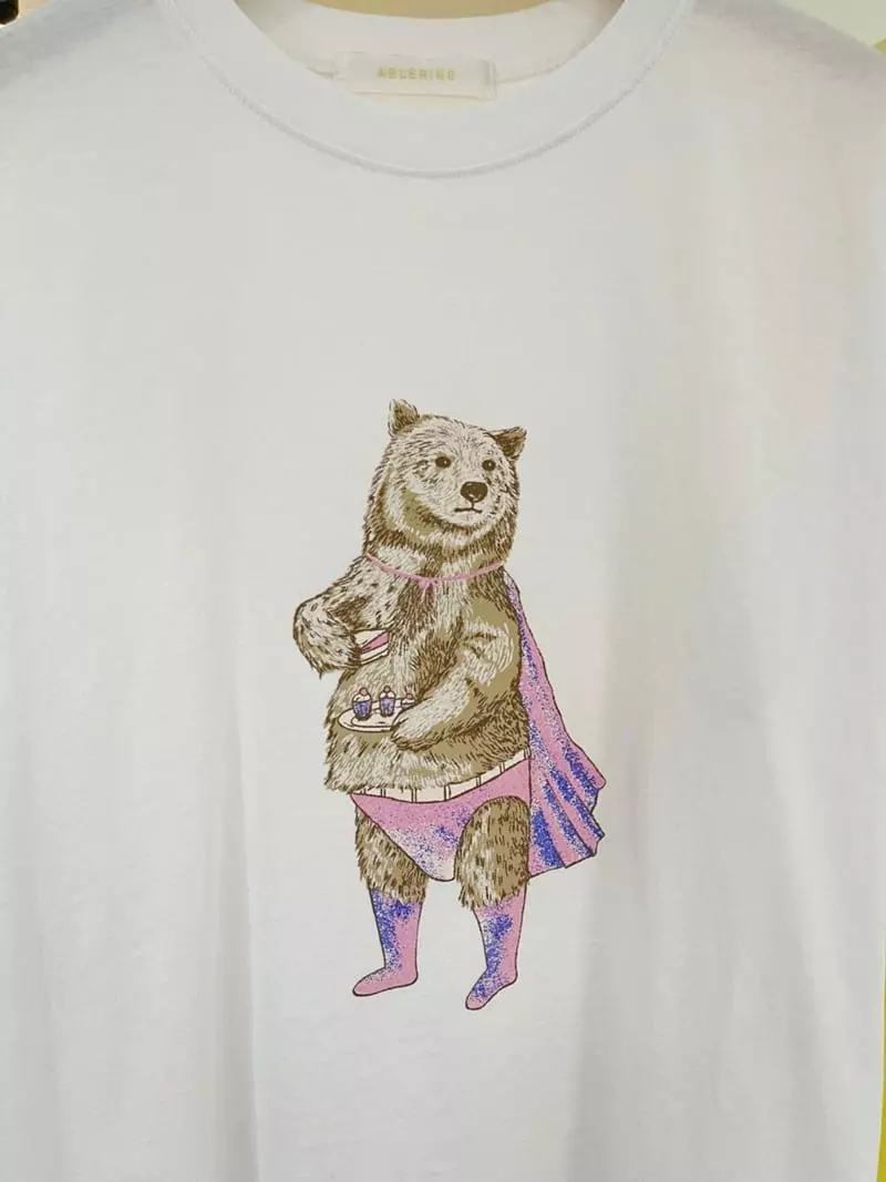 Ablering - Korean Women Fashion - #momslook - Super Bear Tee - 3