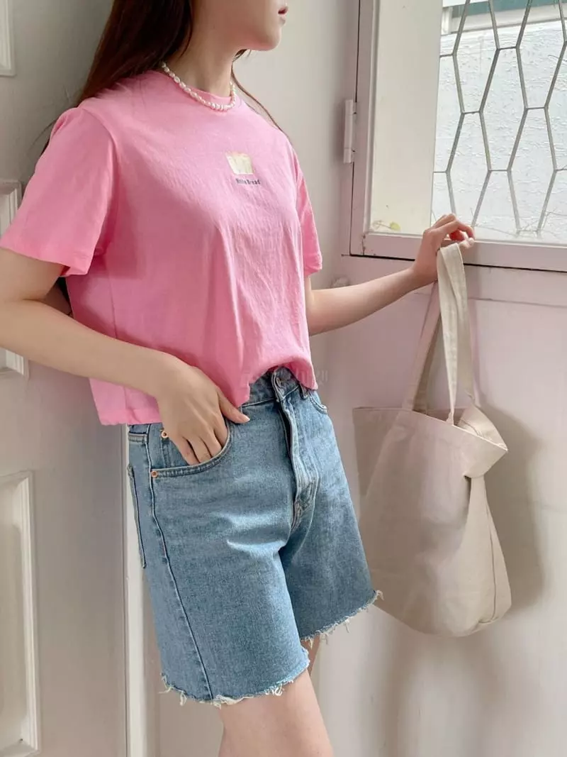 Ablering - Korean Women Fashion - #momslook - Bread Tee