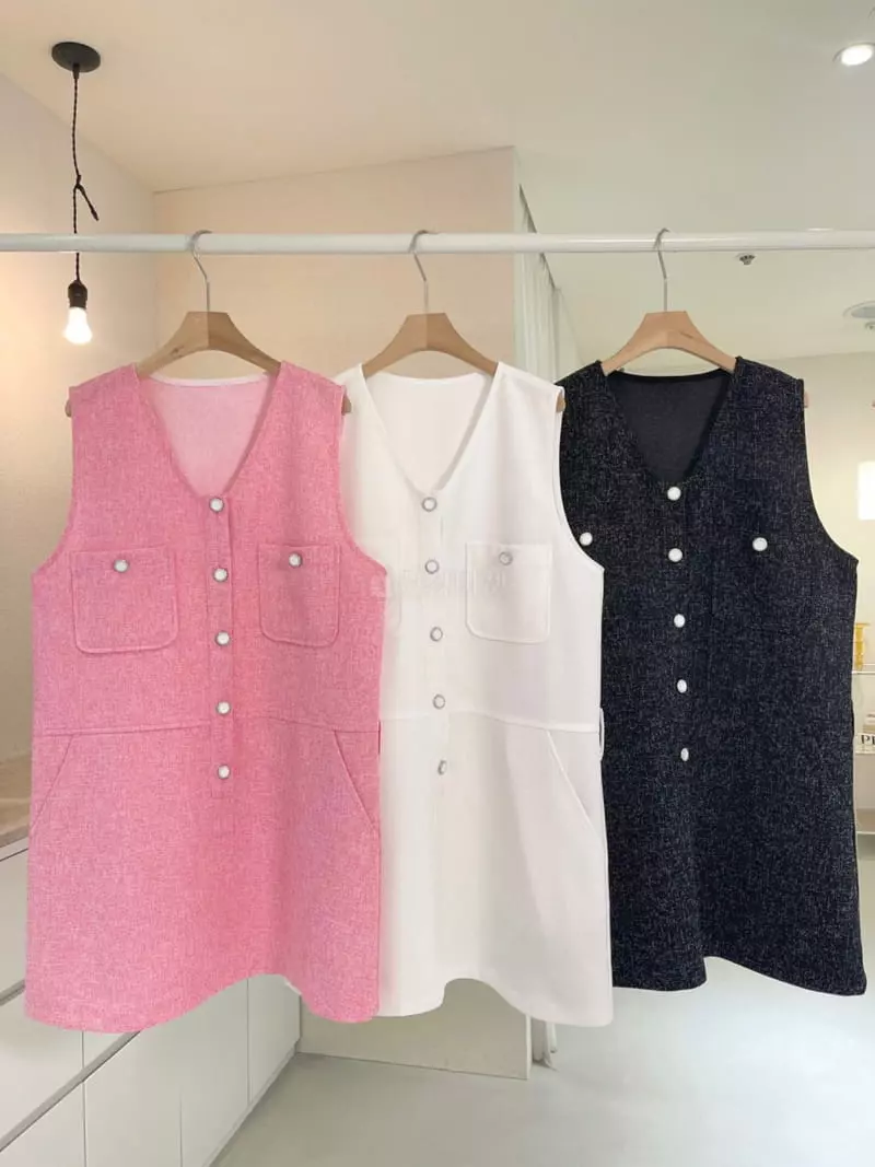 Ablering - Korean Women Fashion - #momslook - Berry One-piece