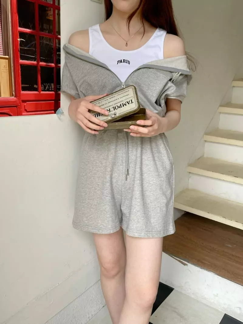 Ablering - Korean Women Fashion - #momslook - Run Jumpsuit - 3