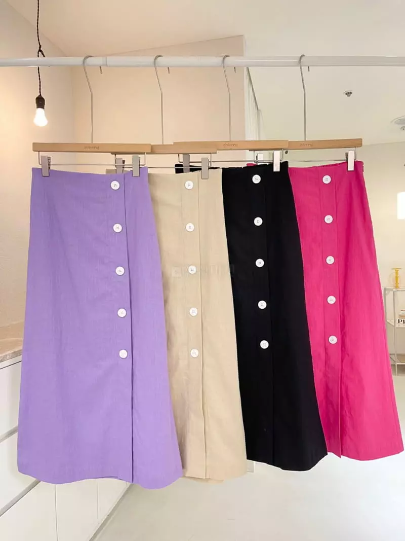 Ablering - Korean Women Fashion - #romanticstyle - Button Skirt - 7