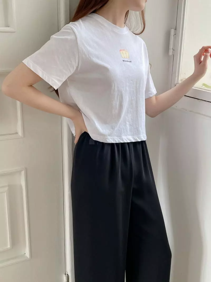 Ablering - Korean Women Fashion - #shopsmall - Bread Tee - 10
