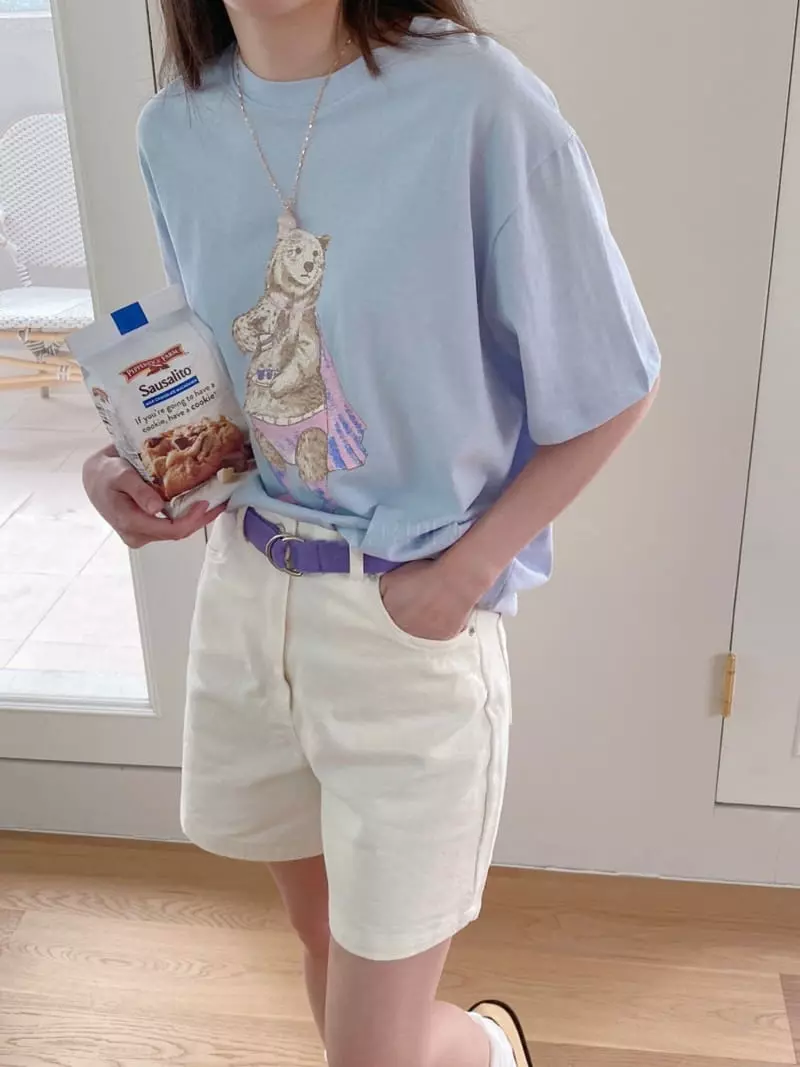 Ablering - Korean Women Fashion - #vintagekidsstyle - Super Bear Tee - 7