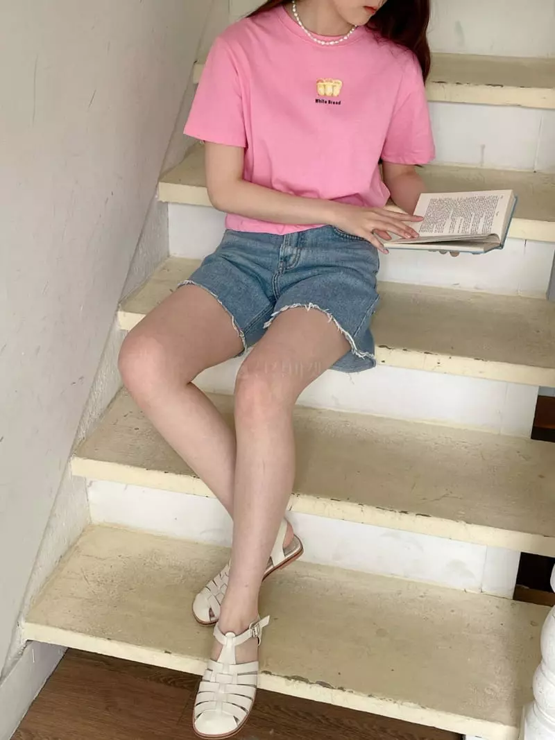 Ablering - Korean Women Fashion - #vintagekidsstyle - Bread Tee - 6