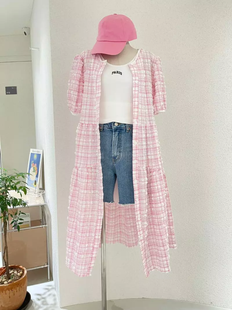 Ablering - Korean Women Fashion - #womensfashion - Check One-piece