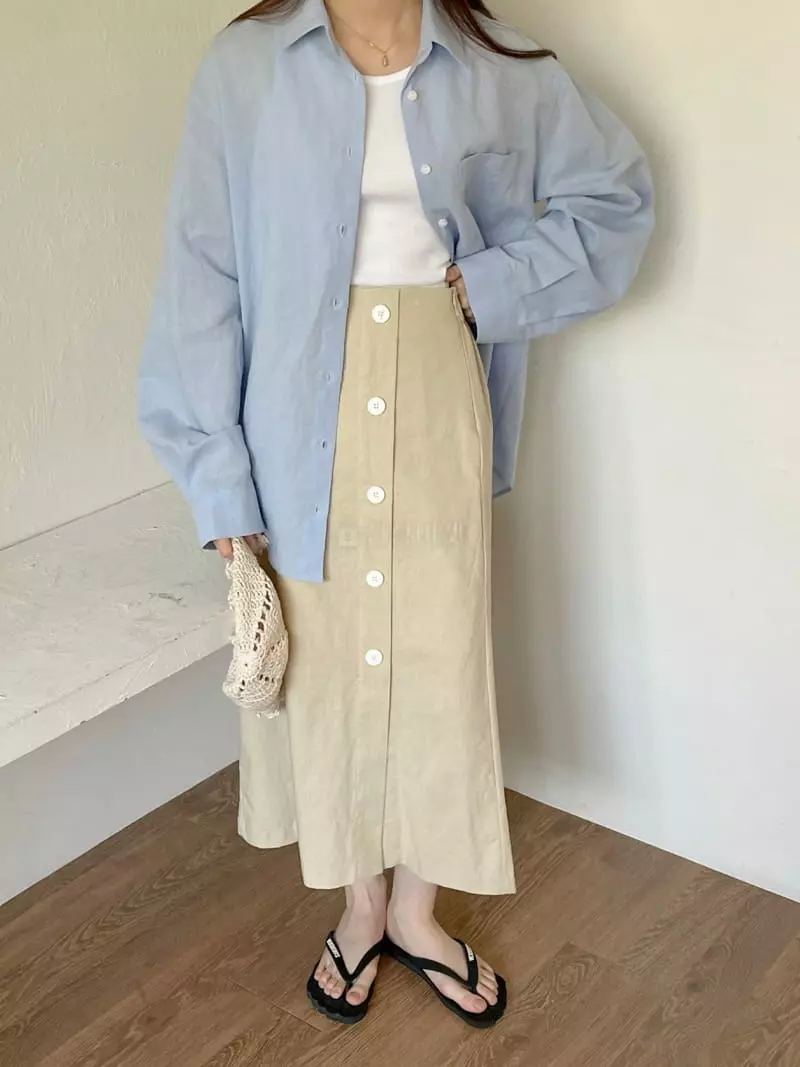 Ablering - Korean Women Fashion - #womensfashion - Button Skirt - 12