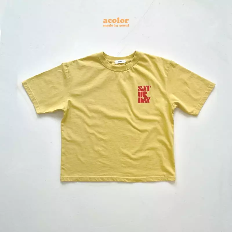 Acolor - Korean Children Fashion - #kidzfashiontrend - Day Of The Week Tee - 4