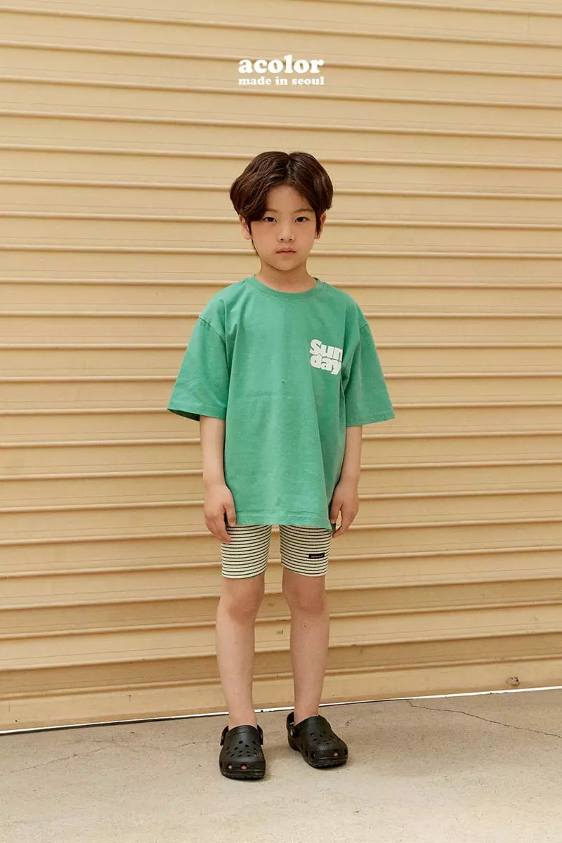 Acolor - Korean Children Fashion - #Kfashion4kids - Sunday Tee - 3