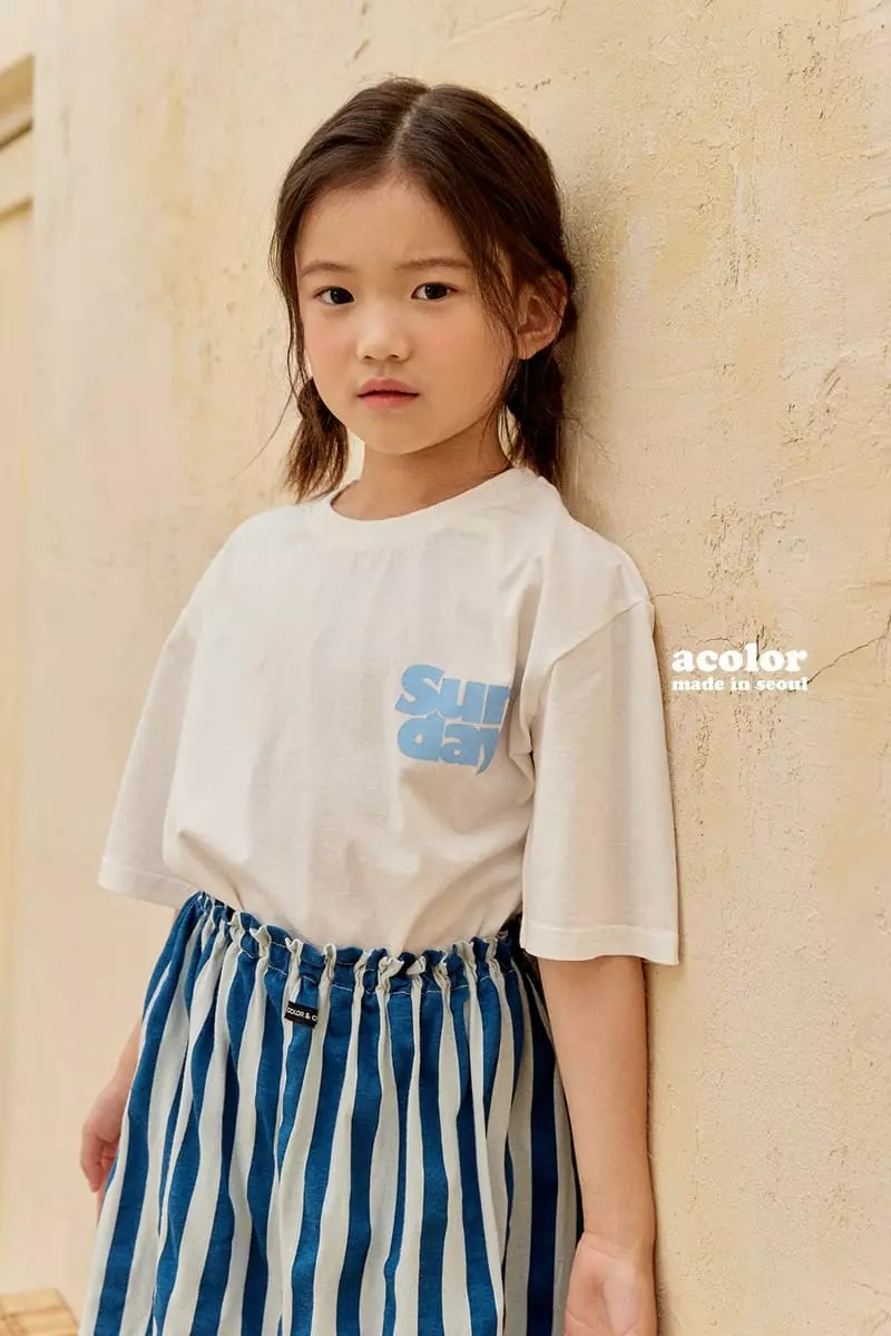 Acolor - Korean Children Fashion - #childofig - Sunday Tee - 8