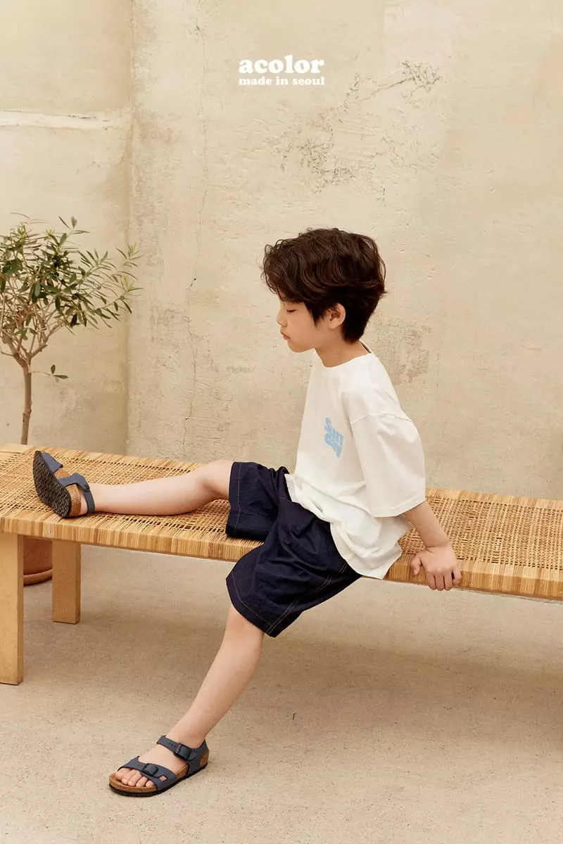 Acolor - Korean Children Fashion - #childofig - Burmuda Shorts - 6