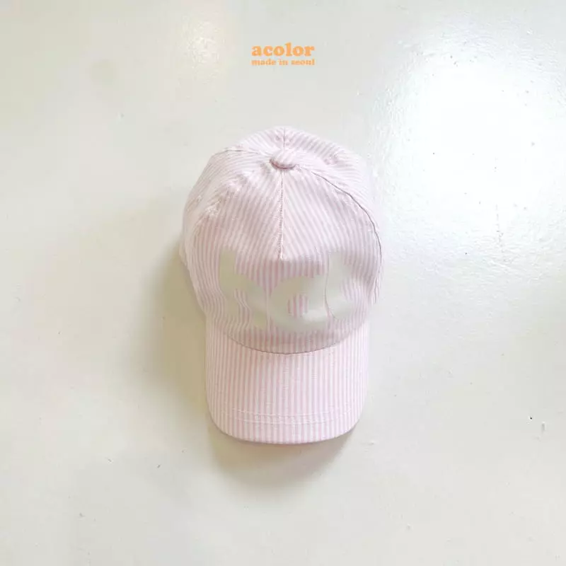 Acolor - Korean Children Fashion - #childofig - Stripes Base Ball Cap