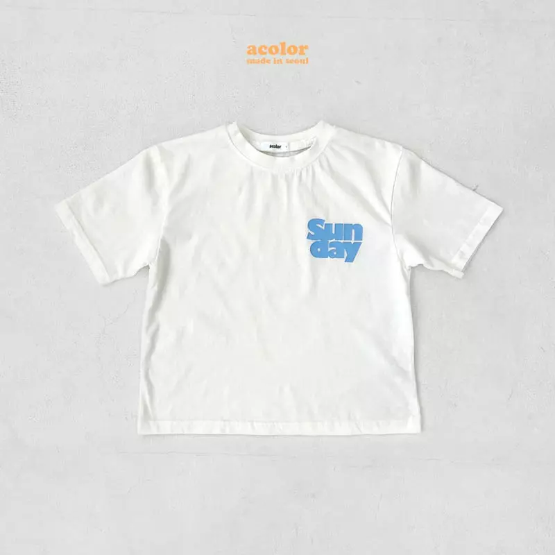 Acolor - Korean Children Fashion - #designkidswear - Sunday Tee - 11