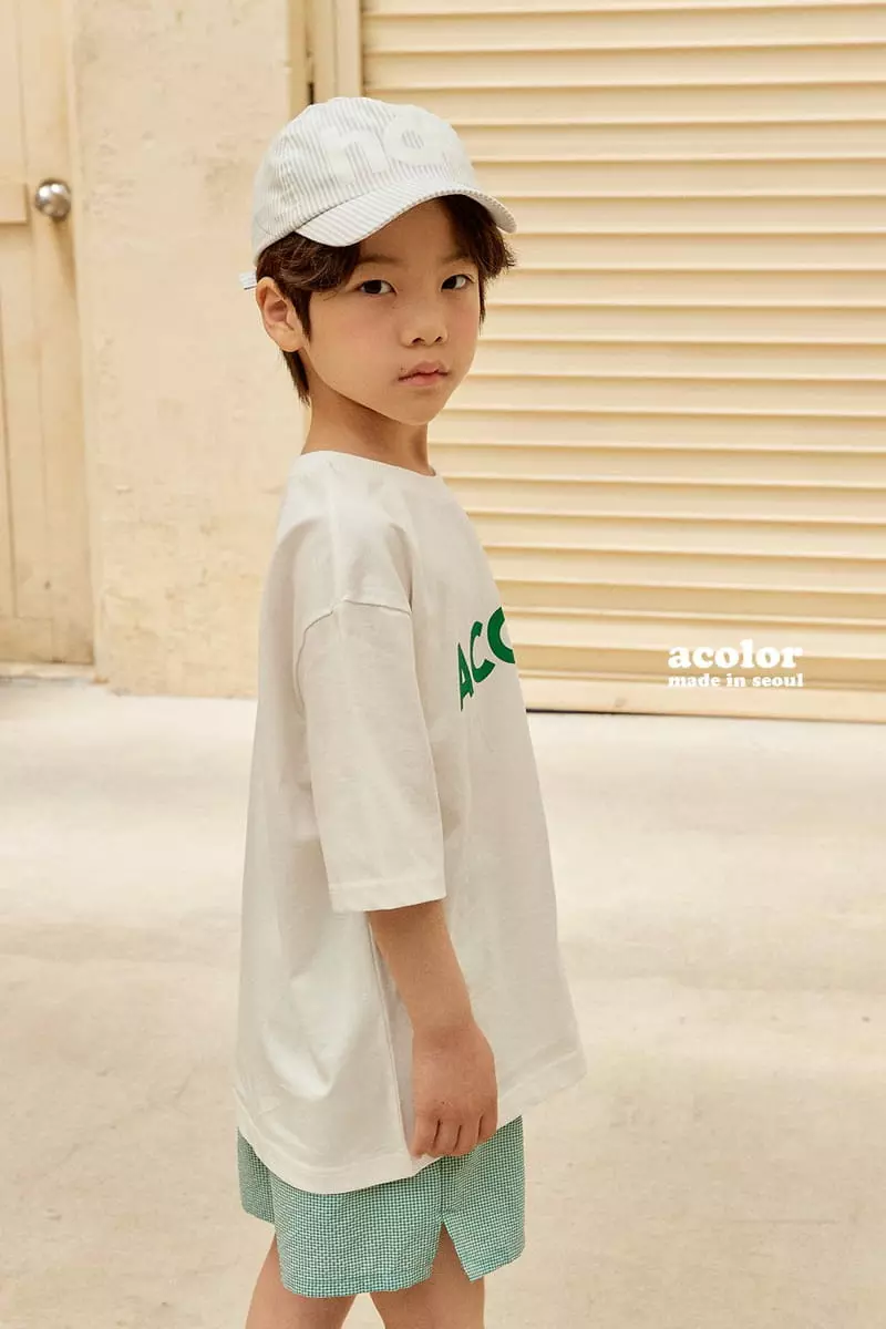 Acolor - Korean Children Fashion - #fashionkids - Seersucker Shorts - 12