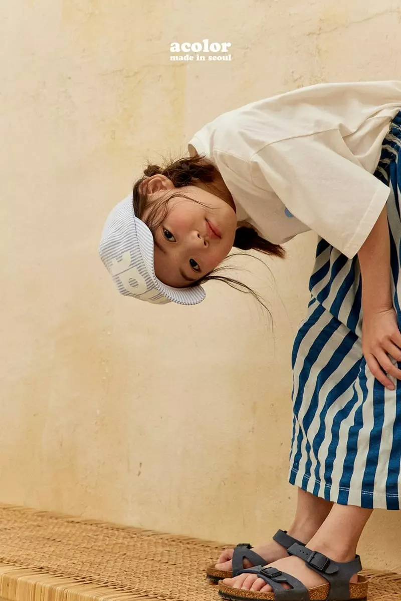 Acolor - Korean Children Fashion - #fashionkids - Stripes Skirt - 7