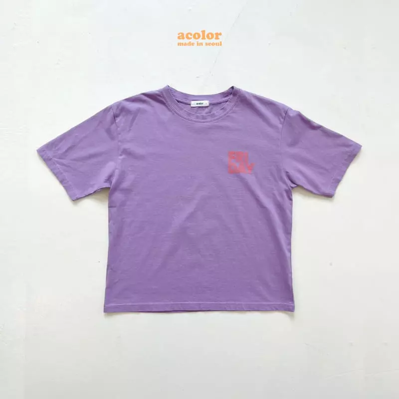 Acolor - Korean Children Fashion - #kidzfashiontrend - Day Of The Week Tee - 3