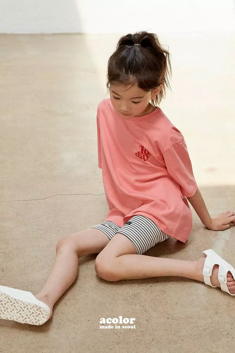 Acolor - Korean Children Fashion - #kidzfashiontrend - Stripes Bicker Shorts - 11