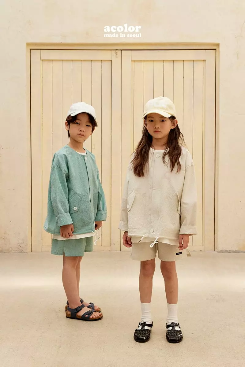 Acolor - Korean Children Fashion - #kidzfashiontrend - Stripes Base Ball Cap - 9