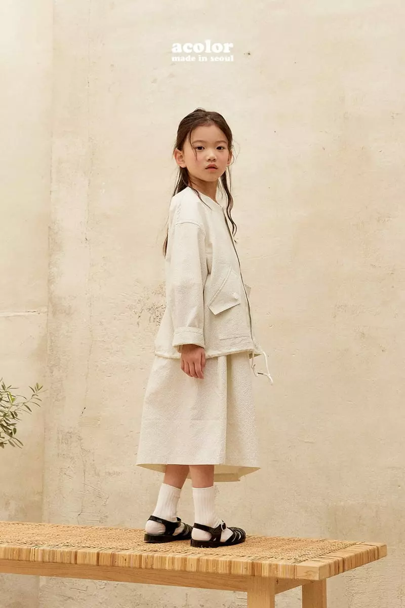 Acolor - Korean Children Fashion - #minifashionista - Seersucker Jacket - 9