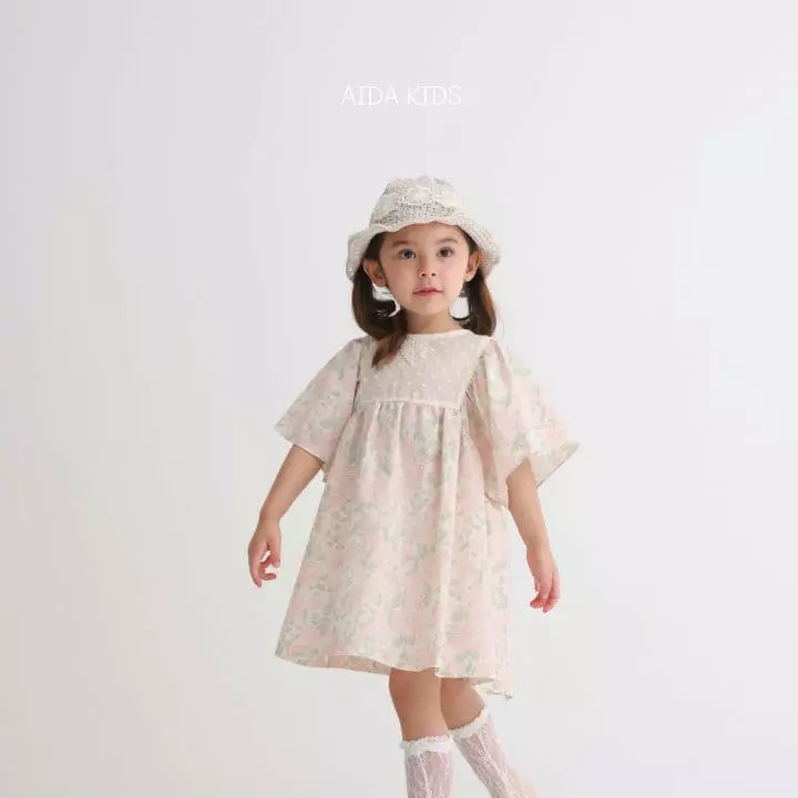Aida - Korean Children Fashion - #childofig - Rose One-piece