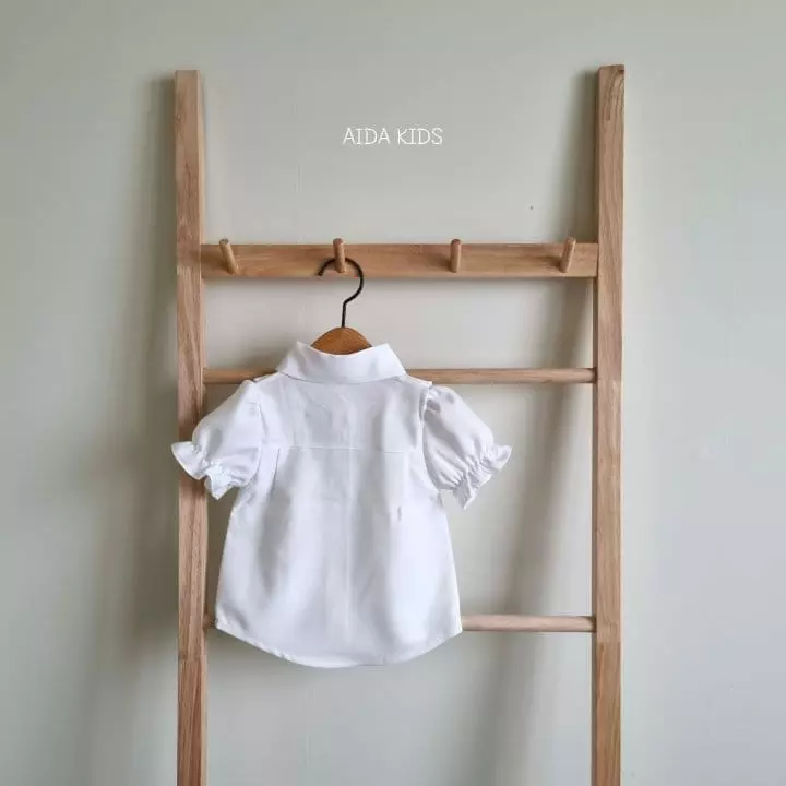 Aida - Korean Children Fashion - #childrensboutique - Chopin Short Sleeves Blouse - 6