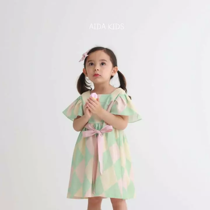 Aida - Korean Children Fashion - #designkidswear - Dia One-piece - 2