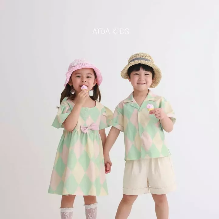 Aida - Korean Children Fashion - #discoveringself - Dia One-piece - 3