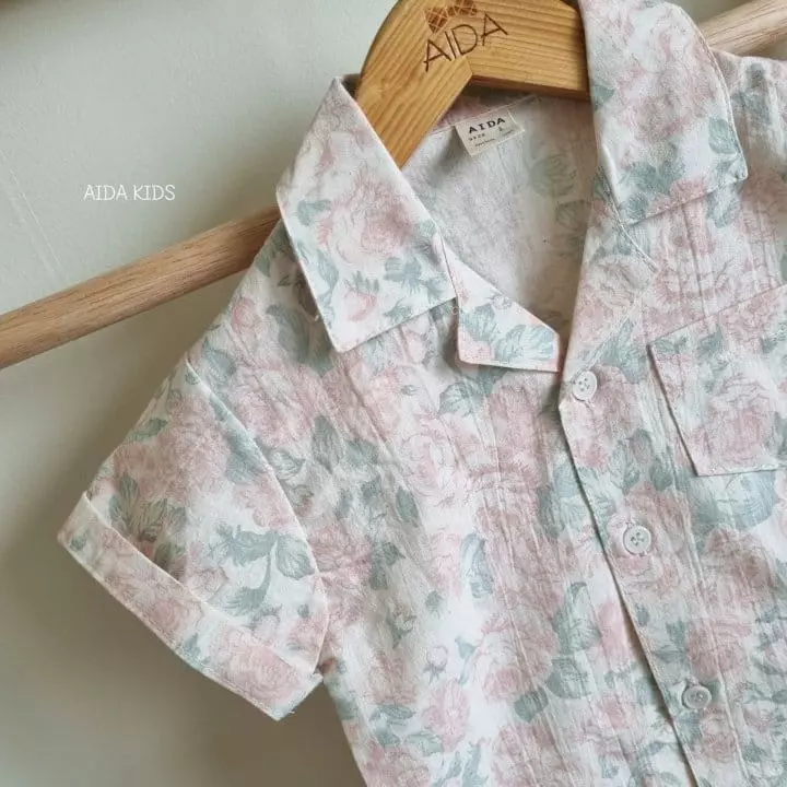Aida - Korean Children Fashion - #discoveringself - Rose Shirt - 4