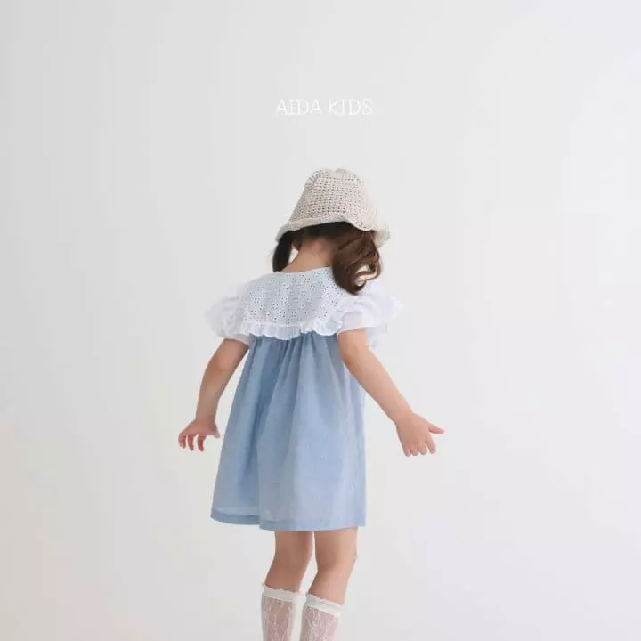Aida - Korean Children Fashion - #kidsshorts - Gause Wing One-piece - 2