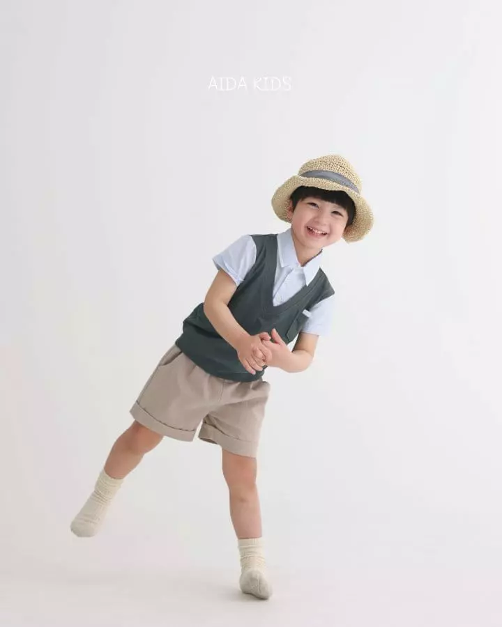 Aida - Korean Children Fashion - #kidsshorts - Twice Tee - 4